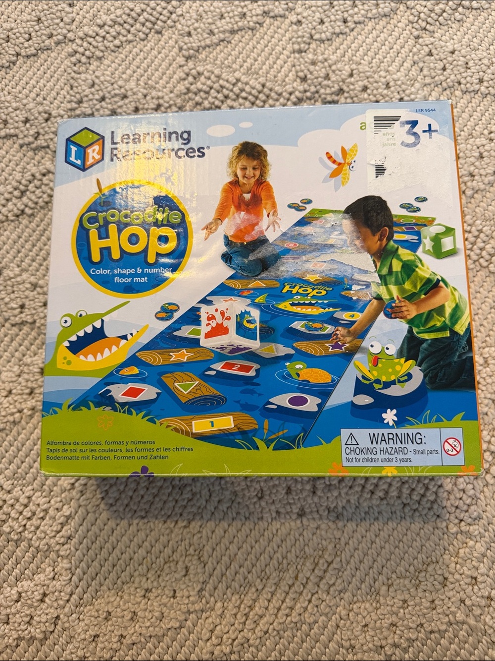 Learning Resources Crocodile Hop Kids Play Mat game
